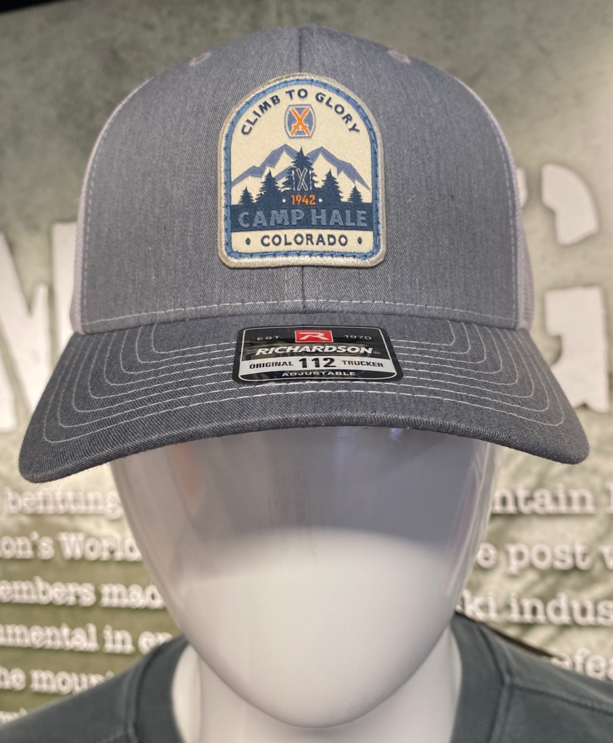 Camp Hale Grey/White Hat