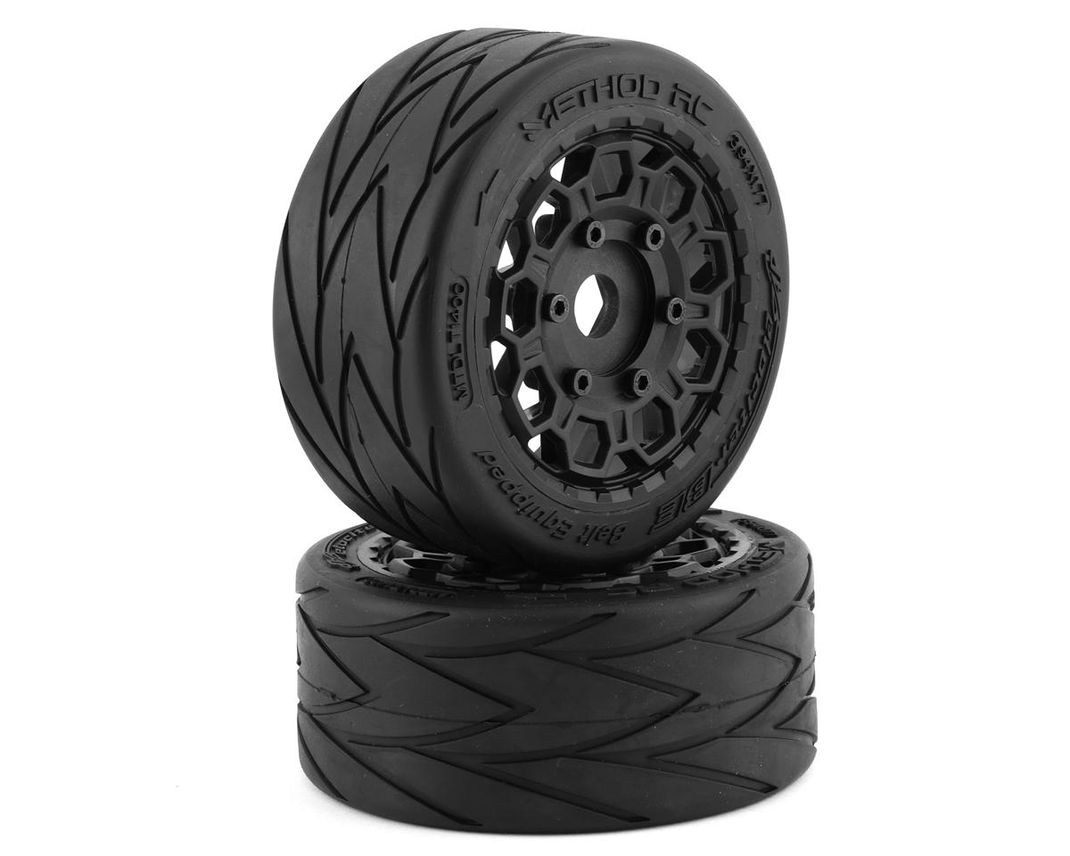 Velociter Belted 1/7th On Road Tires 17mm Hex Wheels MTD1400