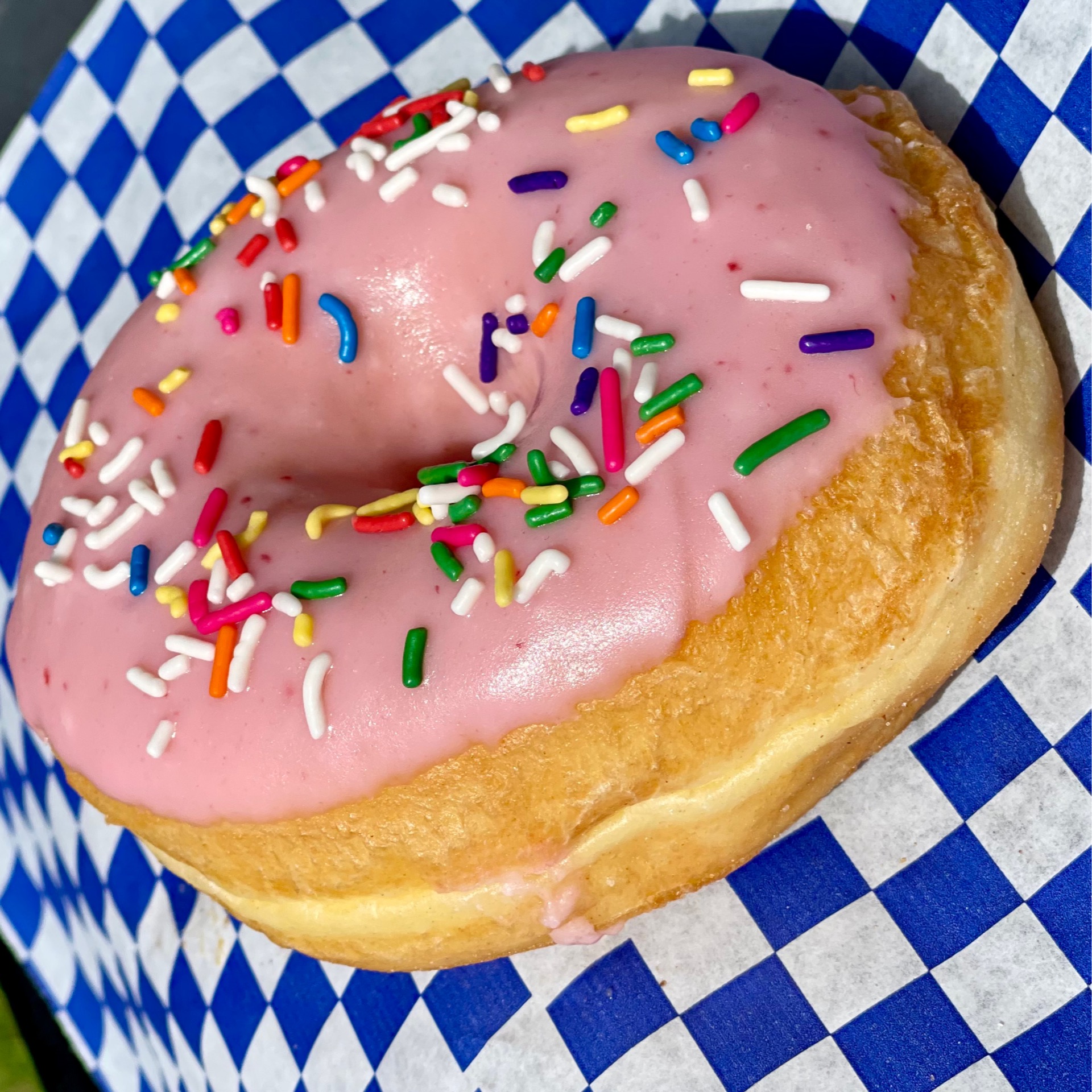 Strawberry Sprinkle Doughnut
