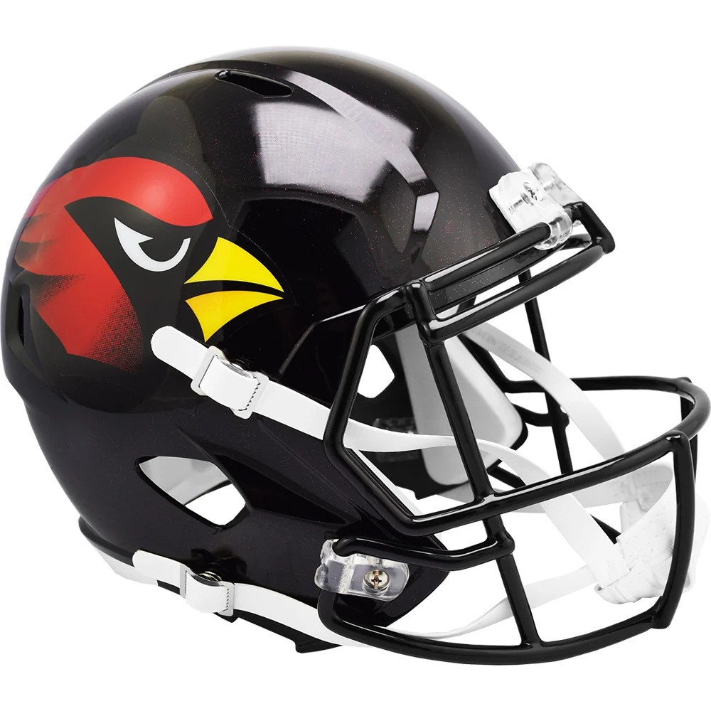 Arizona Cardinals Riddell Full Size Black Alternate Speed Helmet