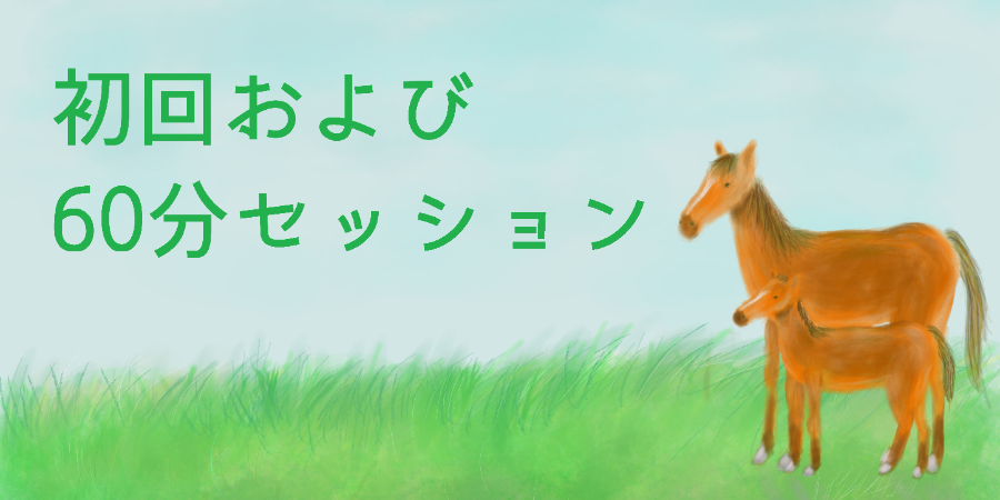 初回および60分セッション代金