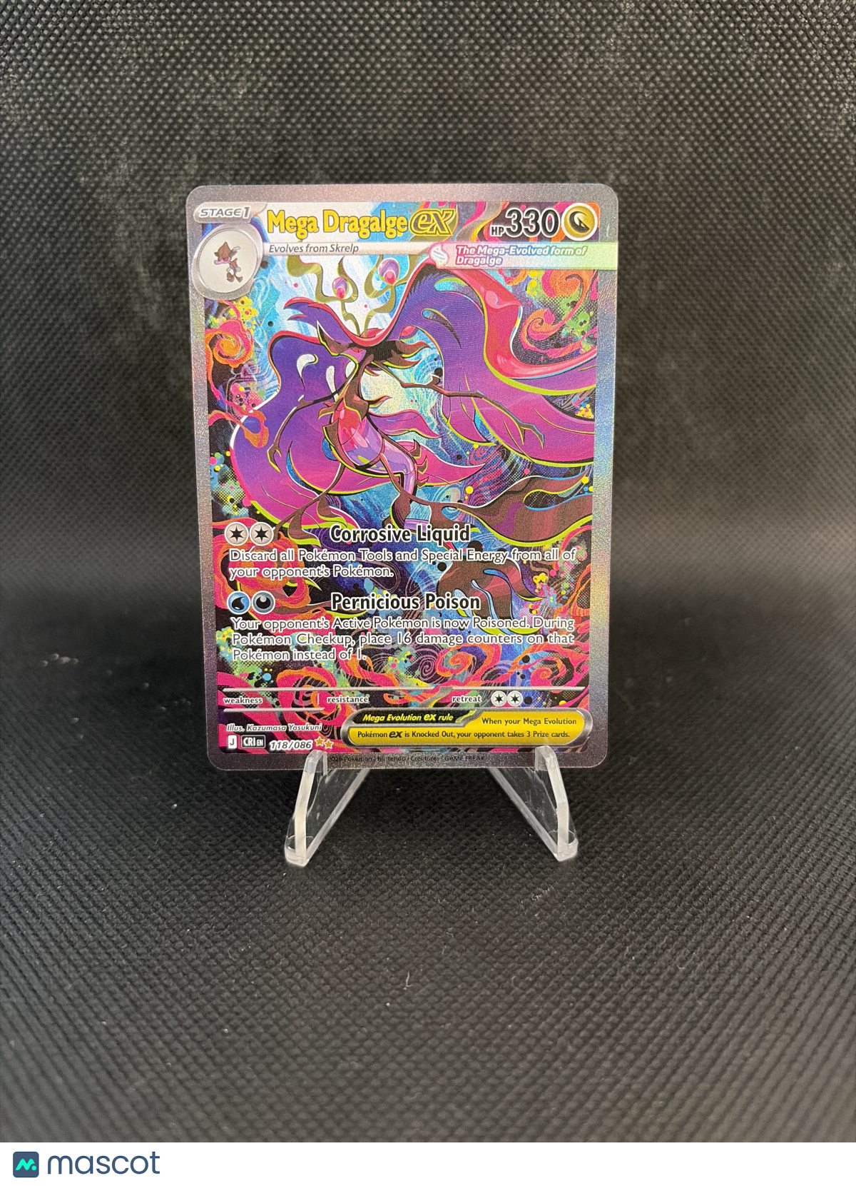 2026 Chaos Rising Mega Dragalge EX 118/086