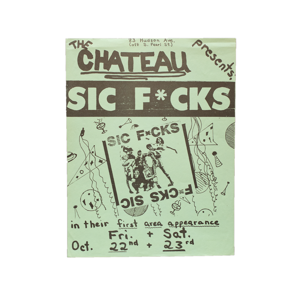 Sic Fucks -- The Chateau [Handbill]