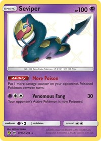Seviper SV15/SV94 Shiny Holo Rare