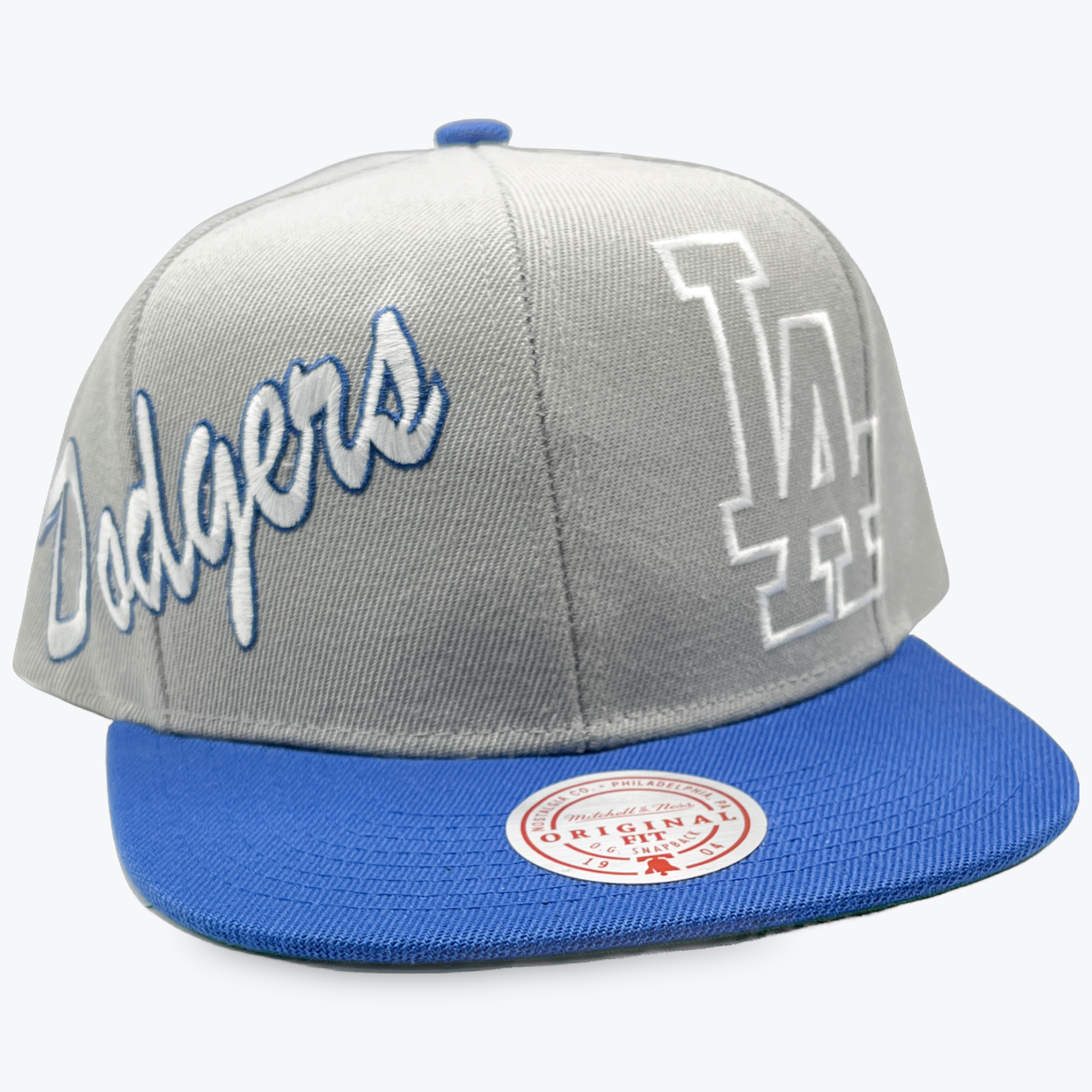 Los Angeles Dodgers Knock Out Panel Mitchell and Ness Snapback Hat