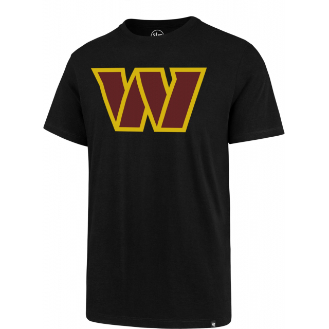 Washington Commanders Black '47Brand Primary Logo Shirt