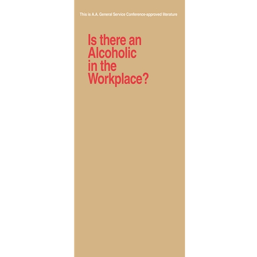 P-54 Is There an Alcoholic in the Workplace?