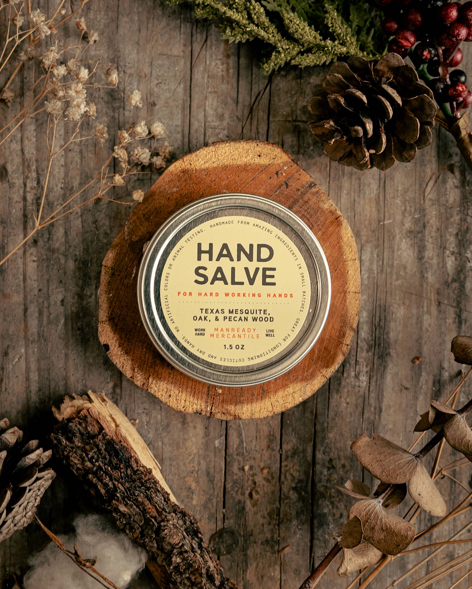 Manready Mercantile Hand Salve - Tan Label
