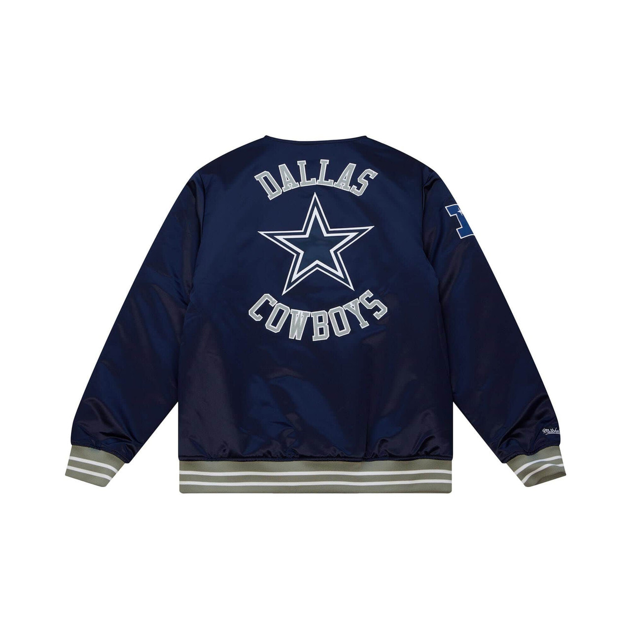Dallas Cowboys Heavyweight Mitchell and Ness Satin Jacket
