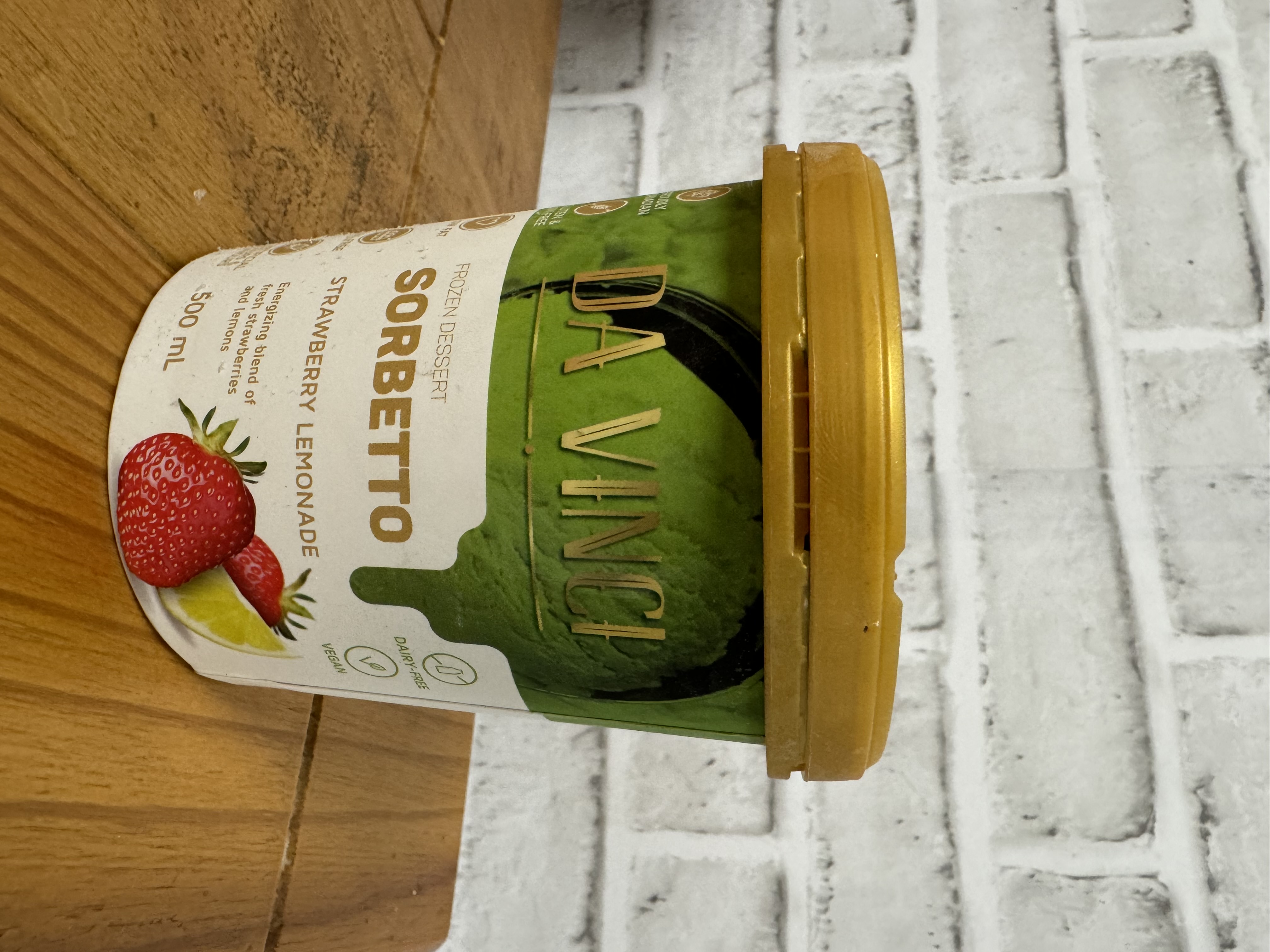 Da Vinci Strawberry Lemonade Sorbetto