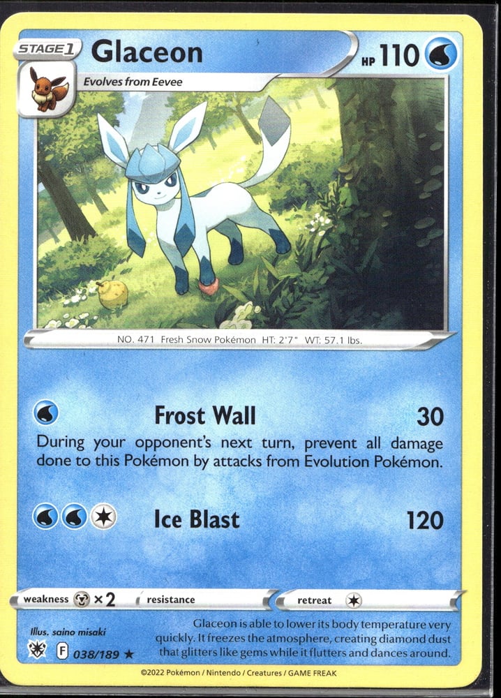 Glaceon - SWSH10 38/189