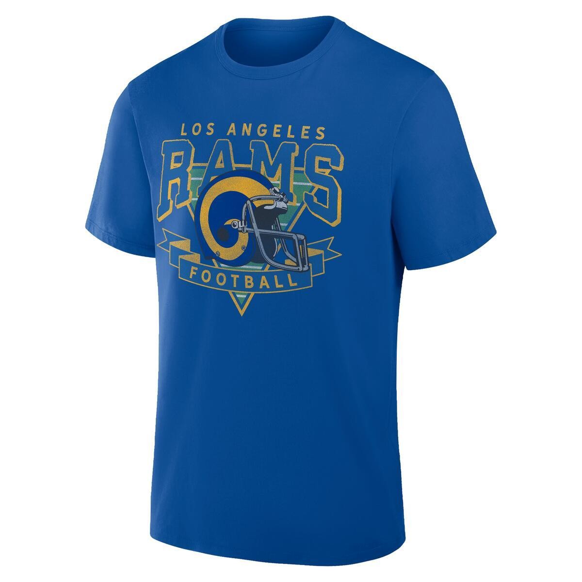 Los Angeles Rams Royal Blue Old Fashioned Rushing Shirt