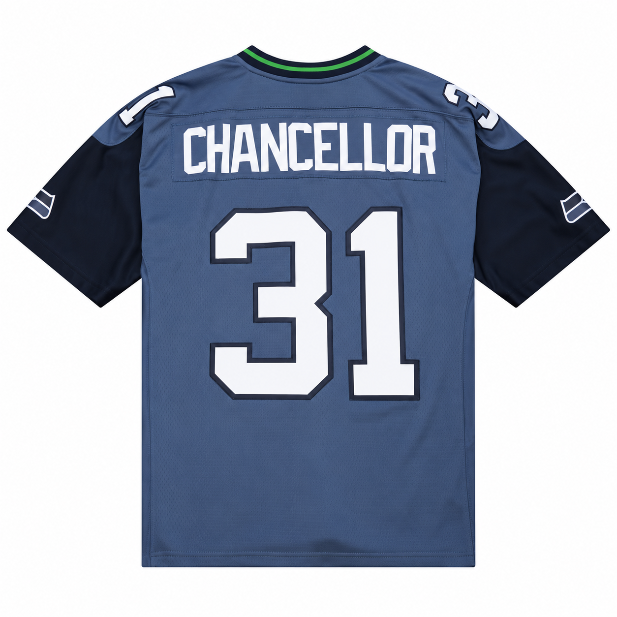 Seattle Seahawks 2011 Kam Chancellor #31 Mitchell and Ness Blue Jersey