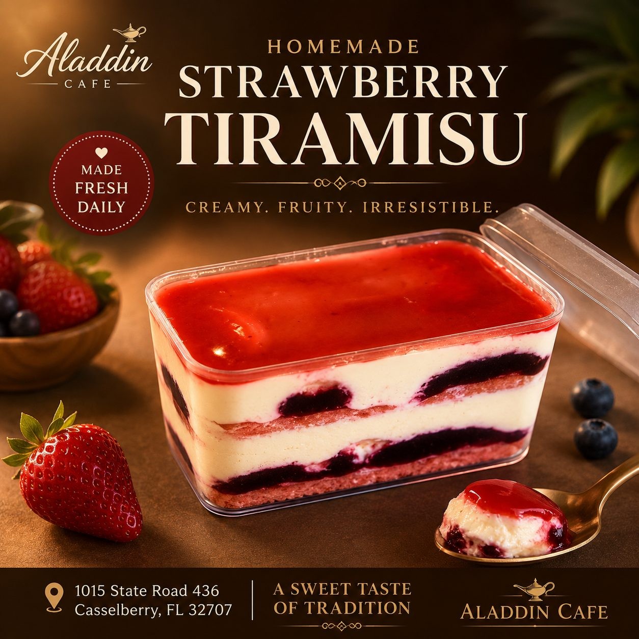 Strawberry Tiramisu