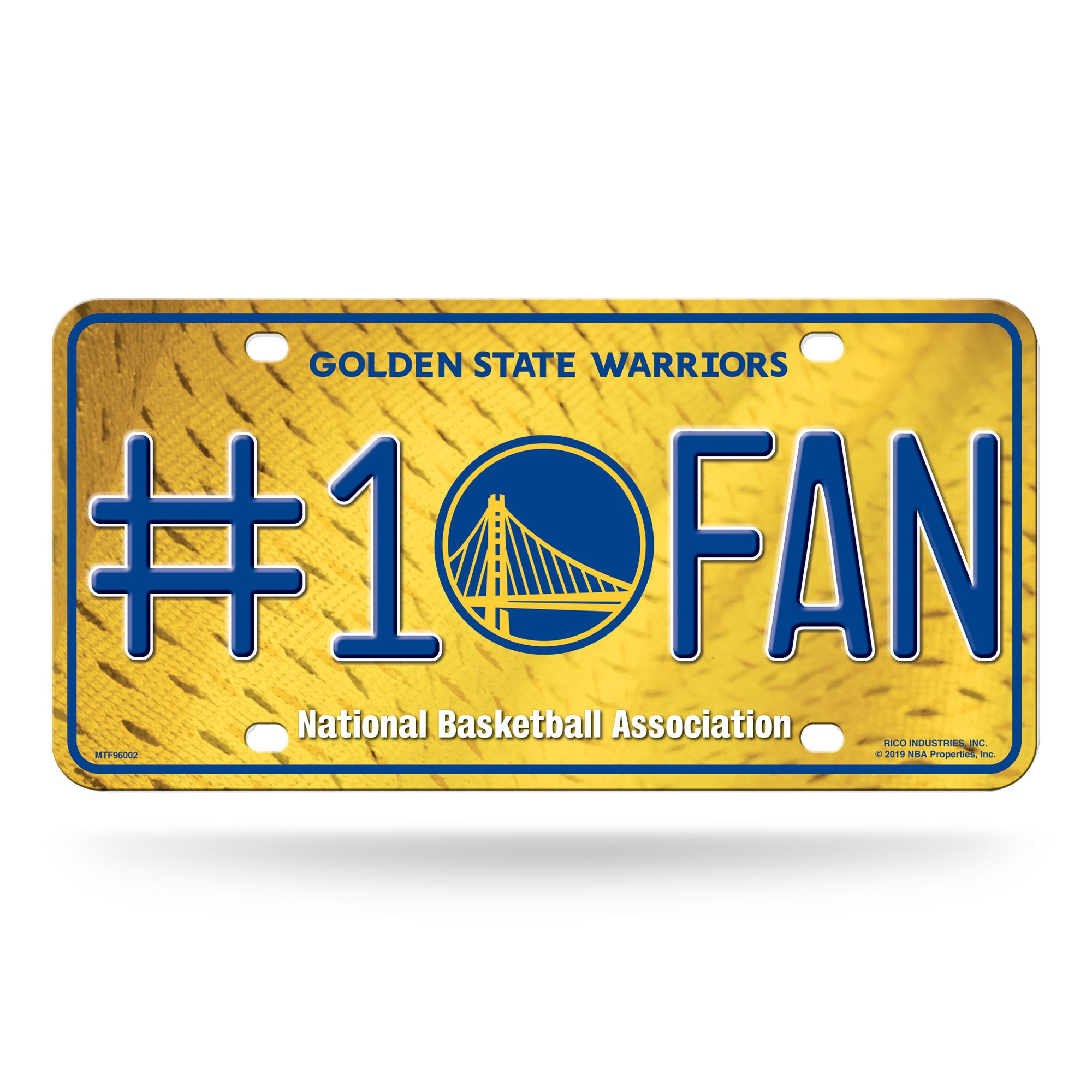 Golden State Warriors #1 Fan License Plate