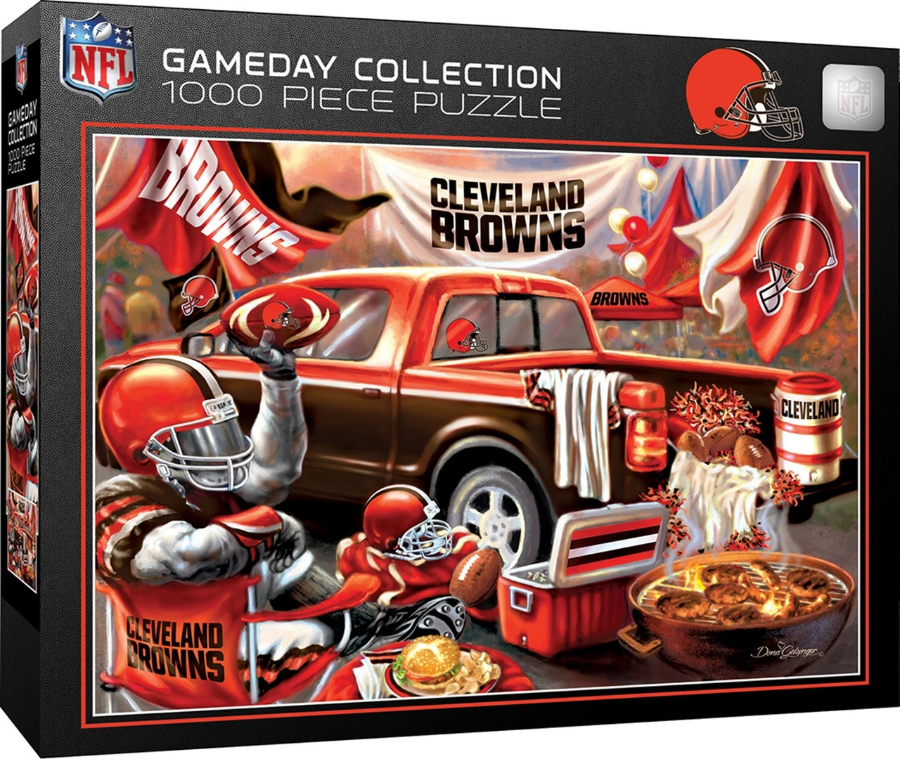 Cleveland Browns 1000 Piece Gameday Design Puzzle