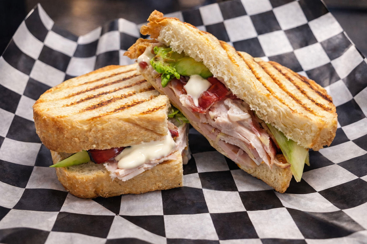 Turkey Bacon Avocado Panini