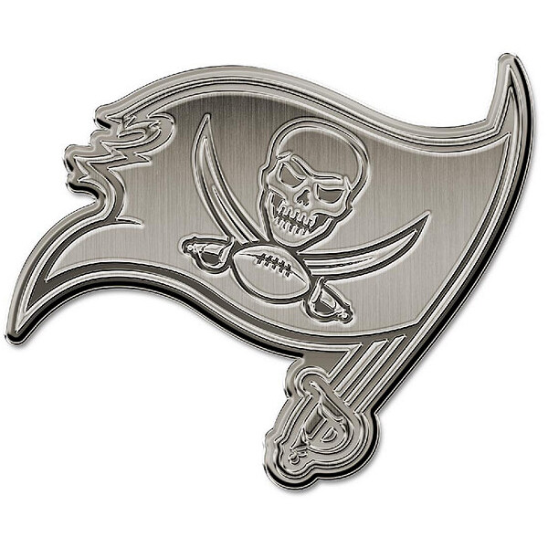 Tampa Bay Buccaneers Silver Auto Emblem