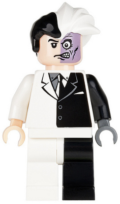 bat004a Two-Face - Plain White Hips