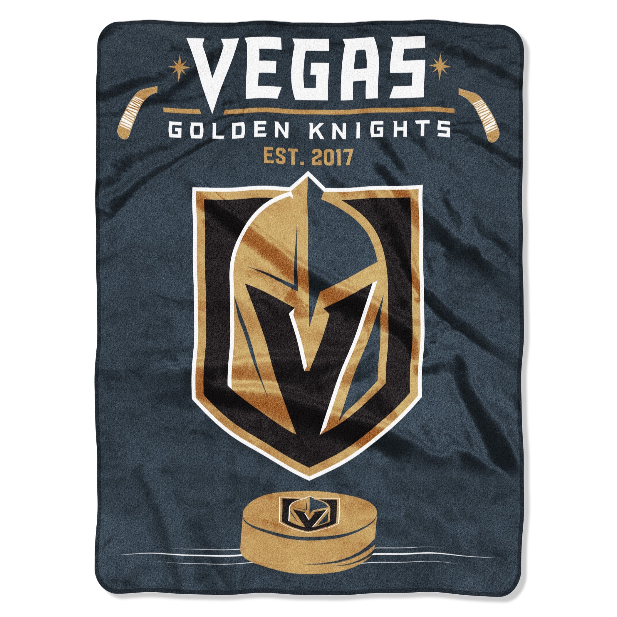 Vegas Golden Knights Raschel Inspired Design Blanket 60x80"