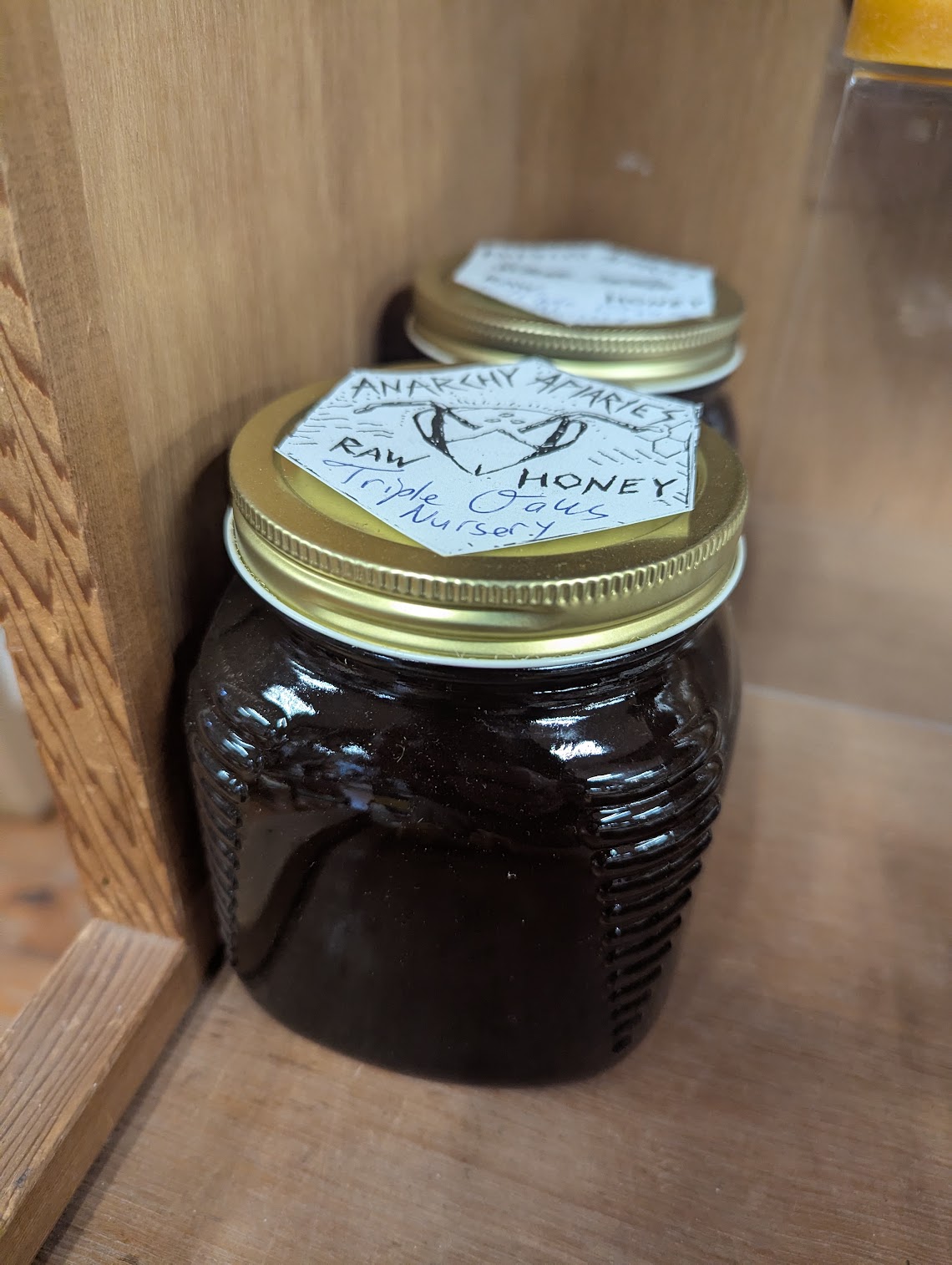 Anarchy Apiaries - Honey, Candles, Products - Honey Jar 40oz