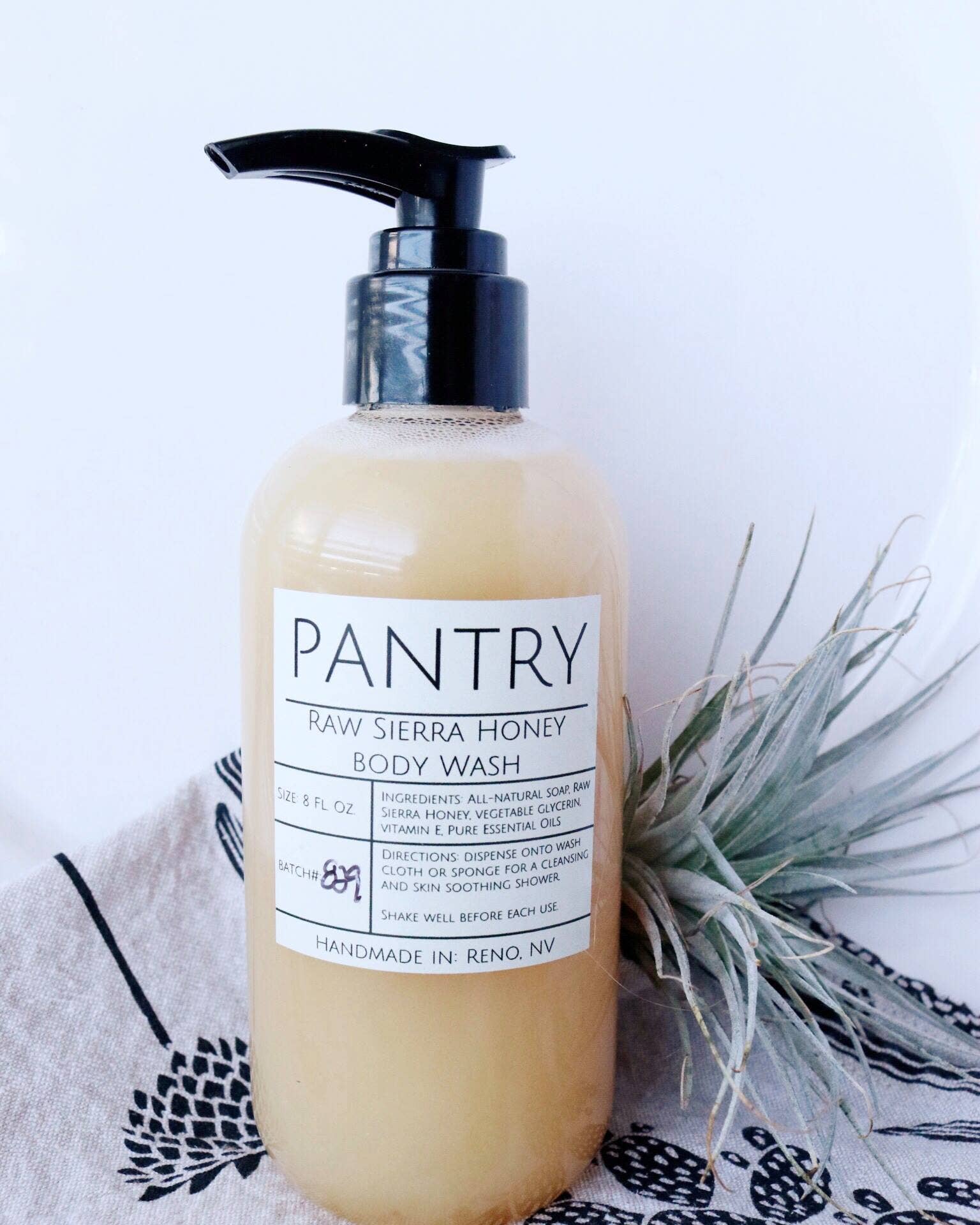 Pantry Products - Raw Sierra Honey Body Wash