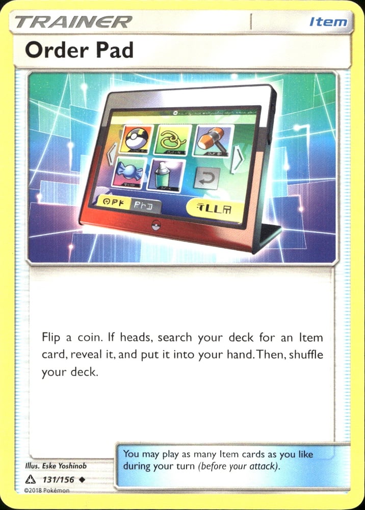 Order Pad - SM5 131/156