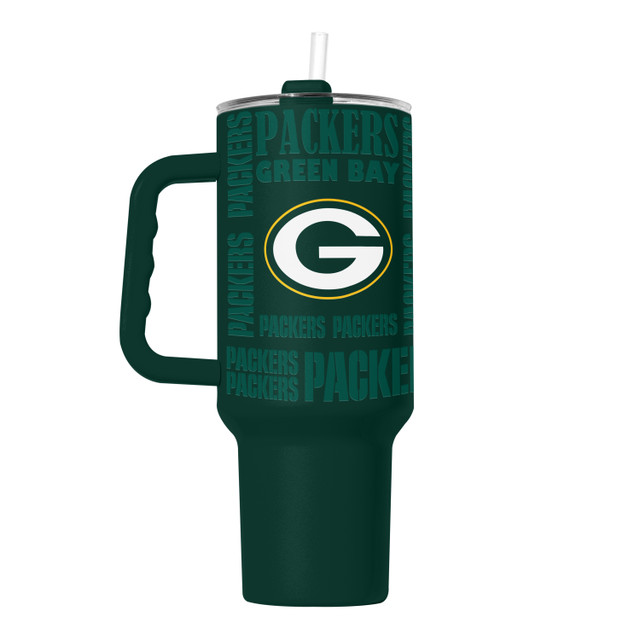 Green Bay Packers Powdercoat Replay Tumbler 40oz