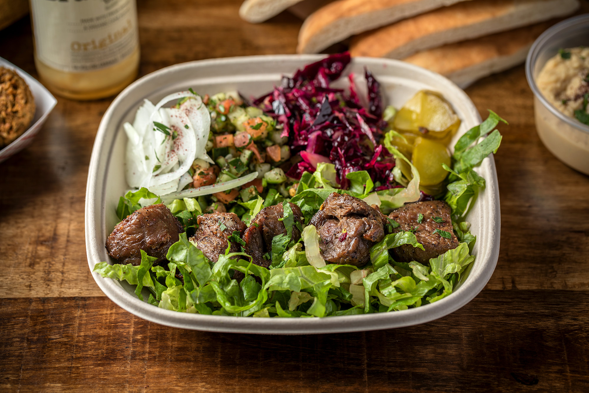 Lamb Kabob Salad