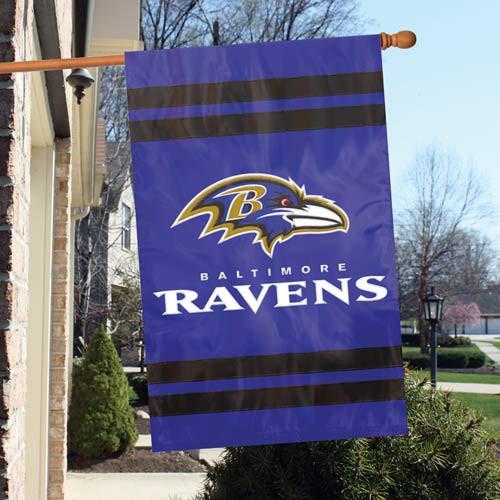 Baltimore Ravens Embroidered 2-Sided Banner 28x44"