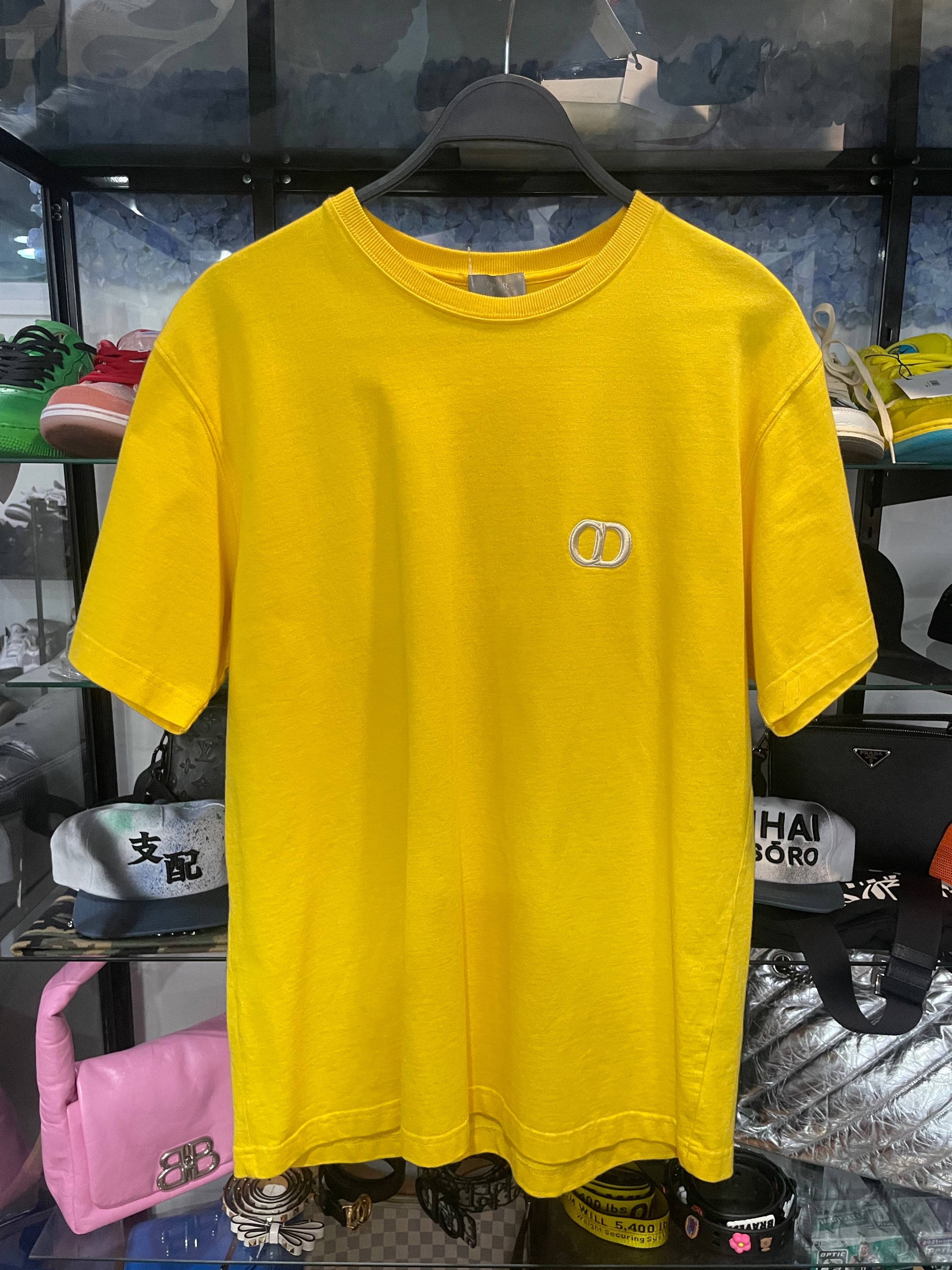 DIOR t-shirt yellow size L (new)