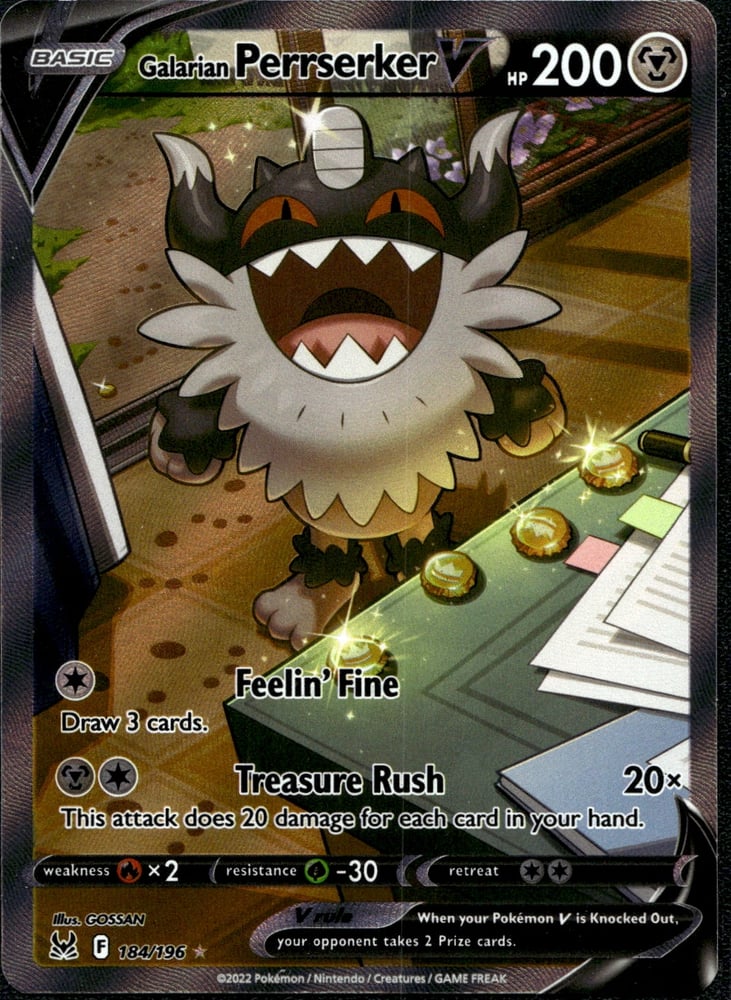 Galarian Perrserker V - SWSH11 184/196