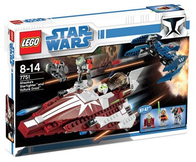 7751 Ahsoka's Starfighter and Vulture Droid