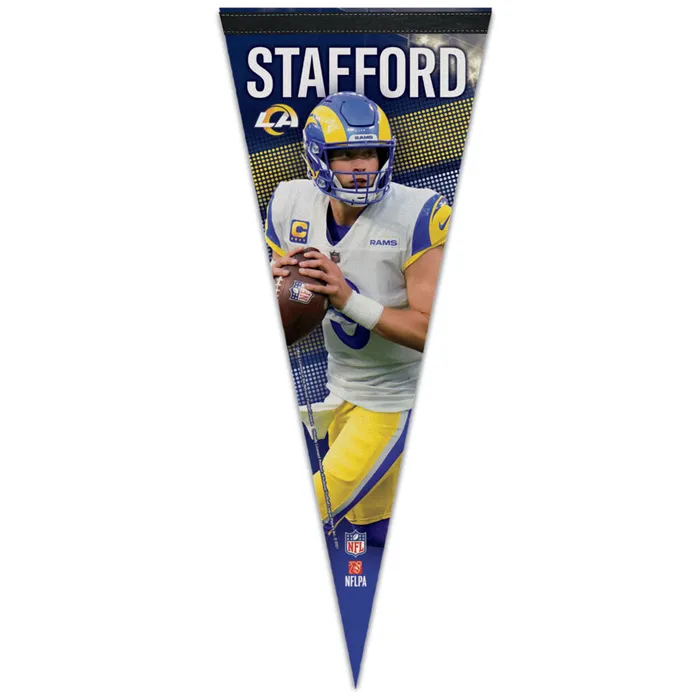 Los Angeles Rams Matt Stafford Premium Pennant 12x30"