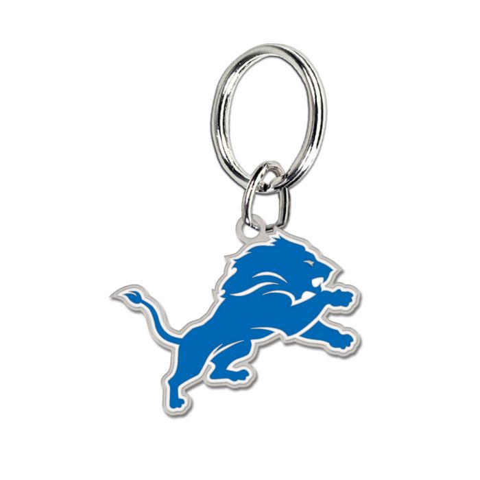 Detroit Lions Cloisonne Metal Keychain