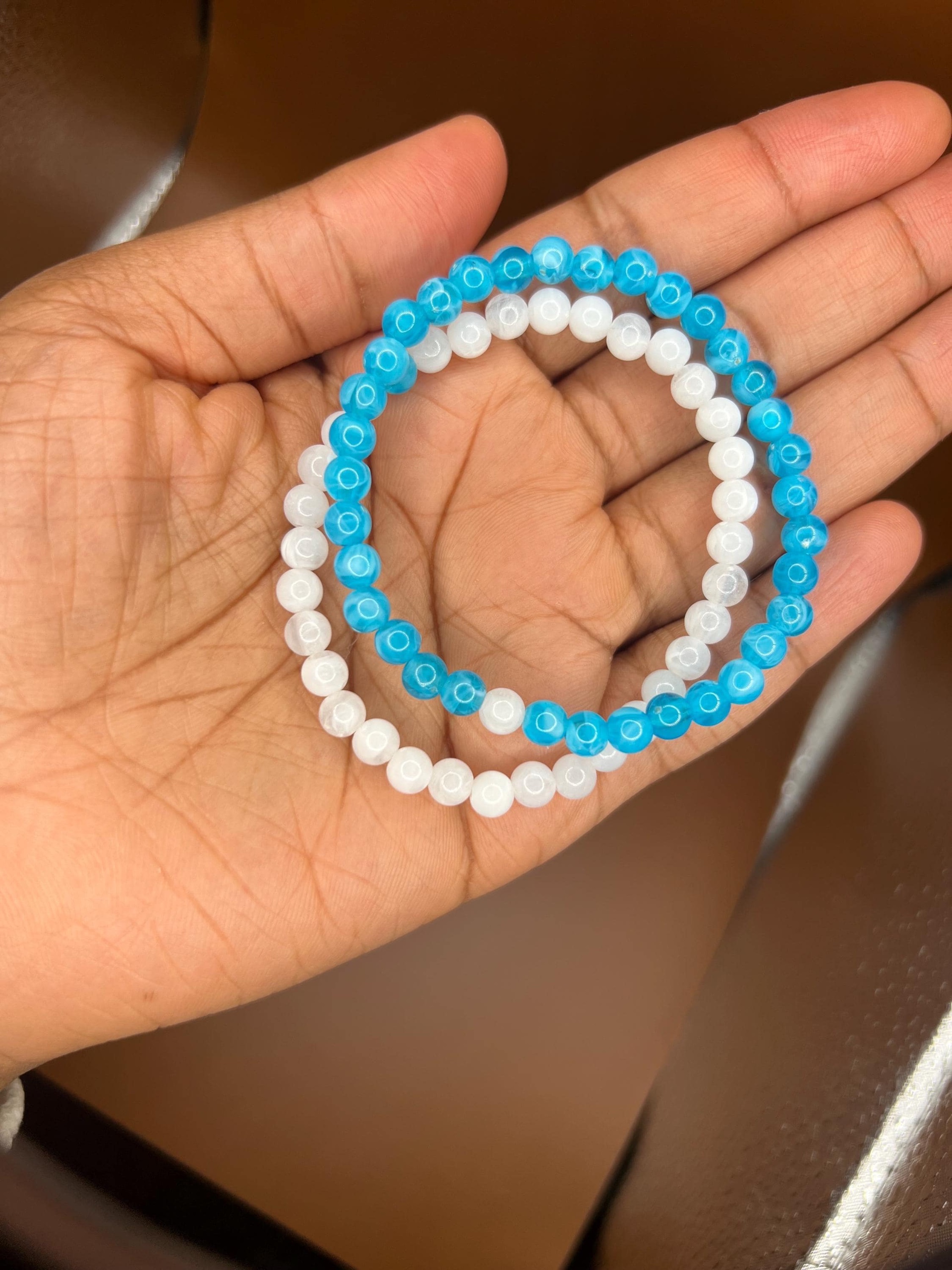 Matching Bead Bracelet Set view 2
