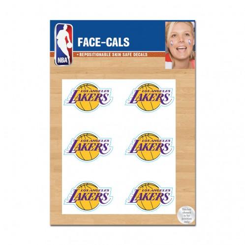 Los Angeles Lakers Face Cals Tattoos