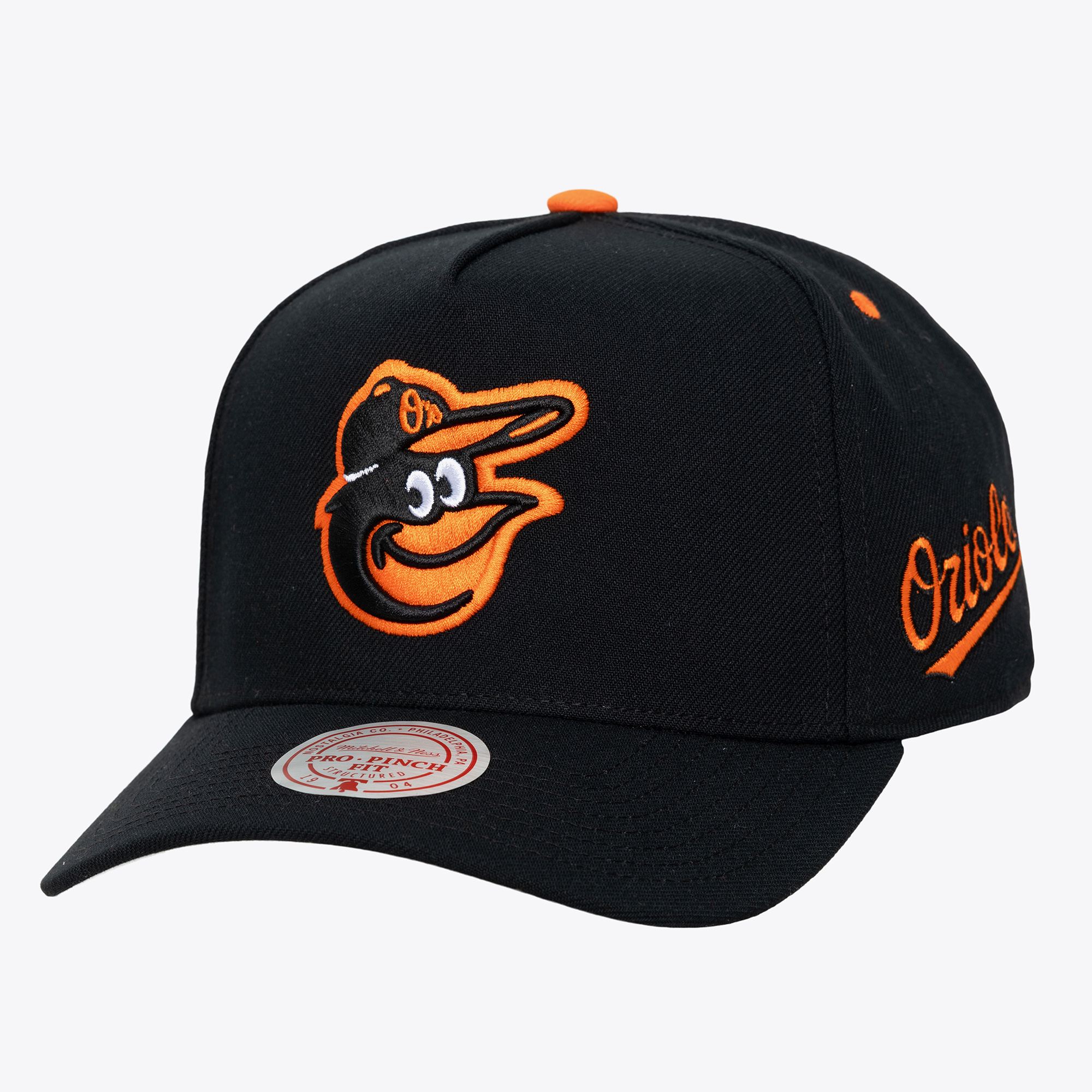 Baltimore Orioles Legendary Mitchell and Ness Away Pro Snapback Hat