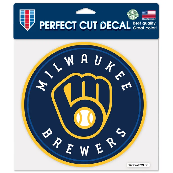 Milwaukee Brewers Perfect Cut Decal 8x8"