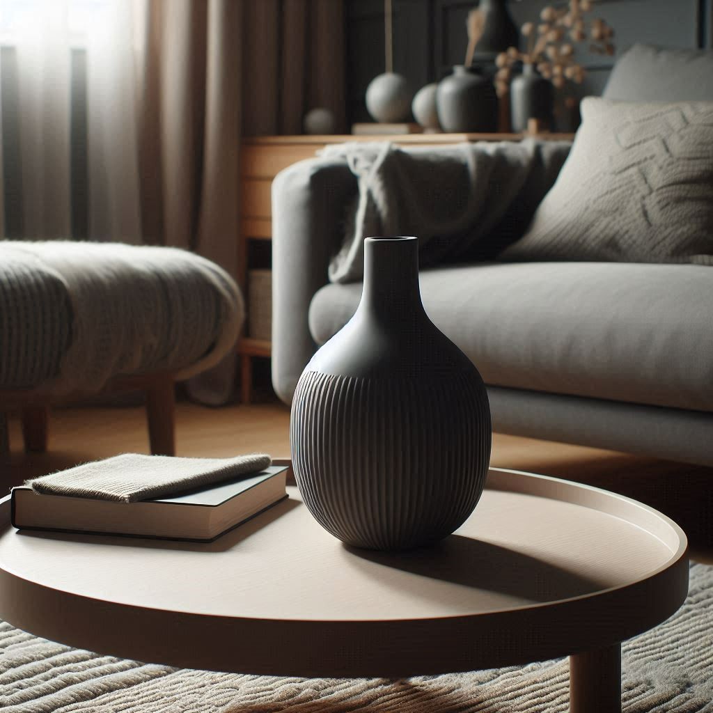 Simple Ribbed Vase