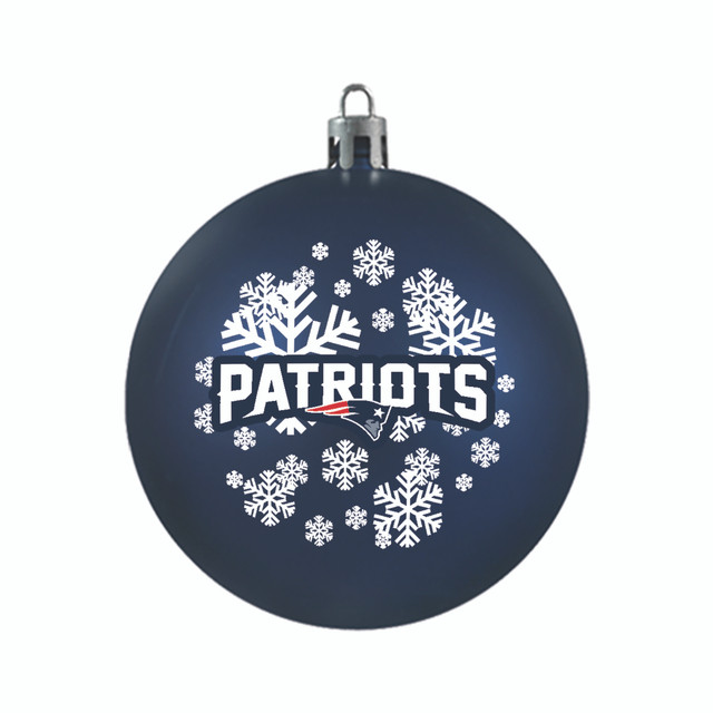 New England Patriots Shatterproof Ornament