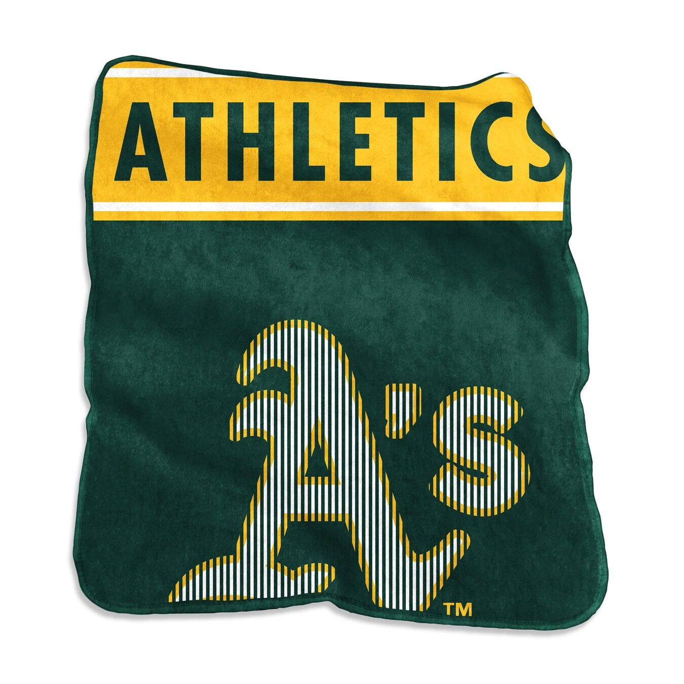Oakland Athletics Field Day Raschel Throw Blanket 60x80"⁠
