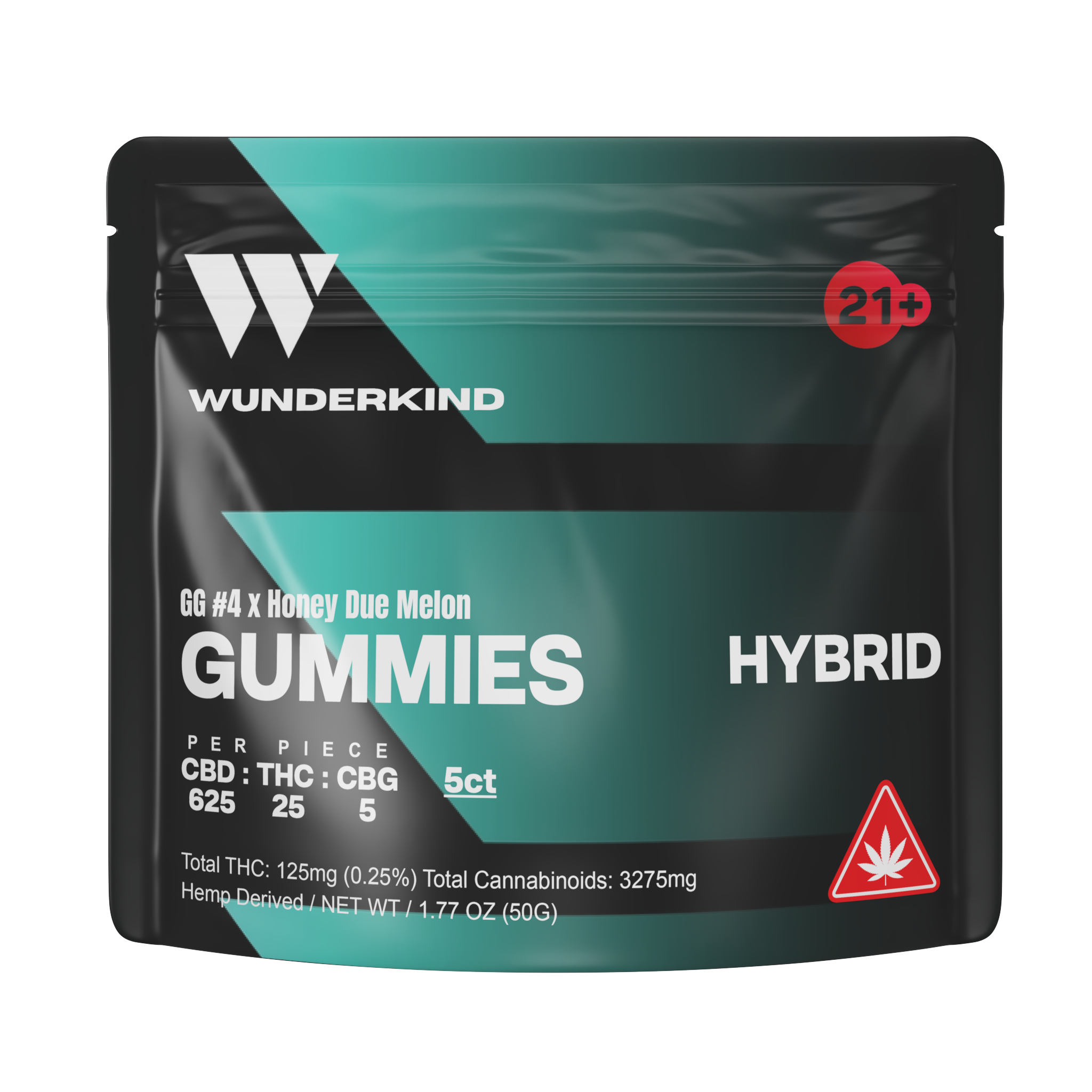 Original Glue x Honeydew Melon Gummies Black Line 5ct | Wunderkind - Regular