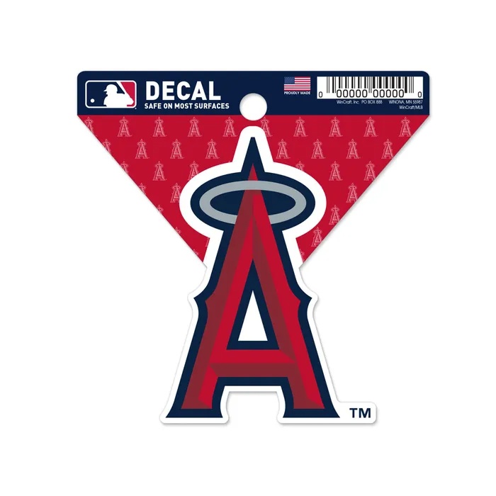 Los Angeles Angels Clean Cut Decal 3x4"