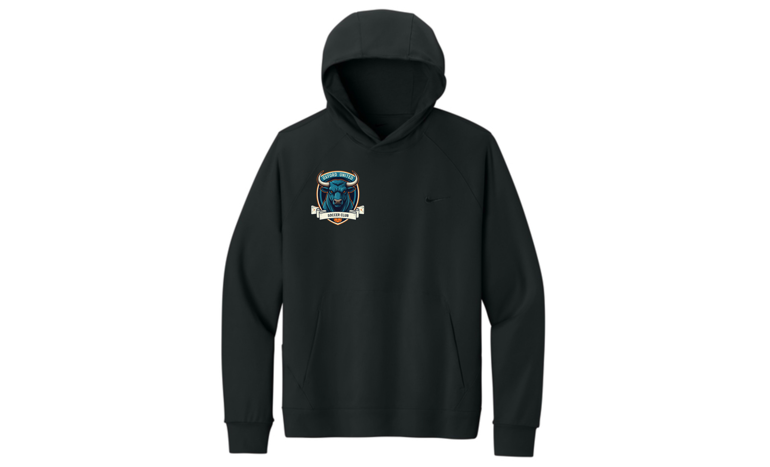 OUSC Black Nike Hoodie with small logo