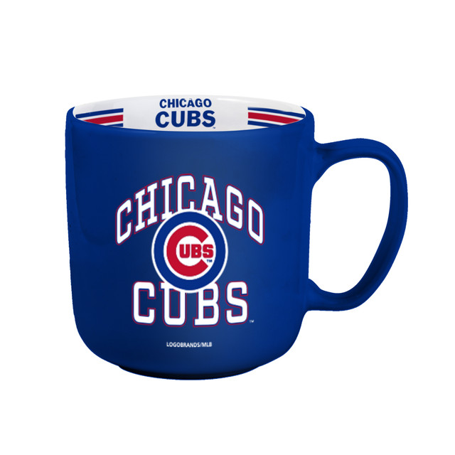 Chicago Cubs Team Stripe Design Coffee Mug 15oz