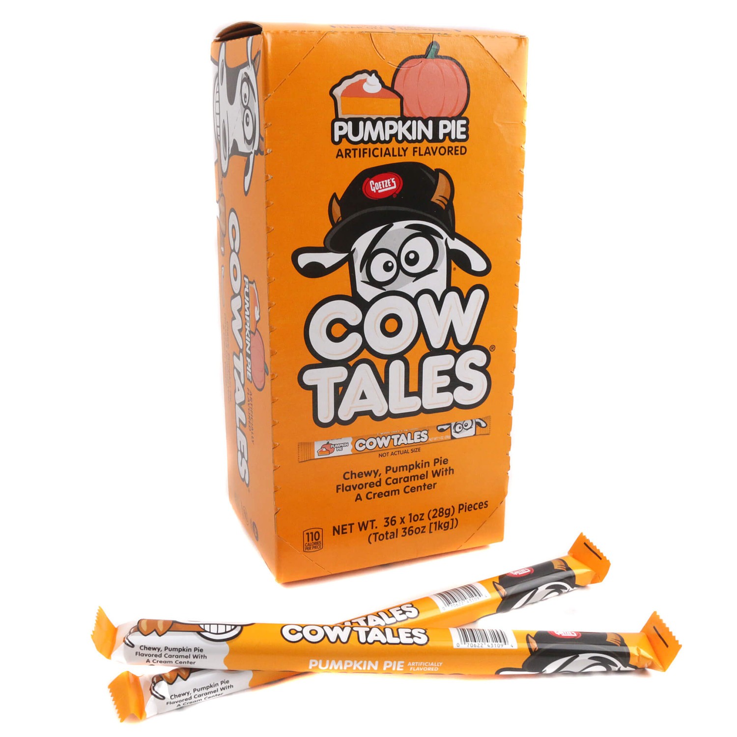 Goetze's Pumpkin Pie Cow Tales Convertible Box 1oz 36ct
