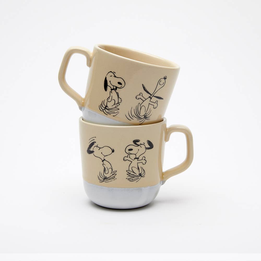 Magpie - Peanuts Stoneware mug Happy Dance