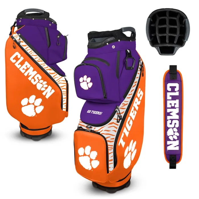 Clemson Tigers Premier Clubhouse Cooler Golf Cart Bag