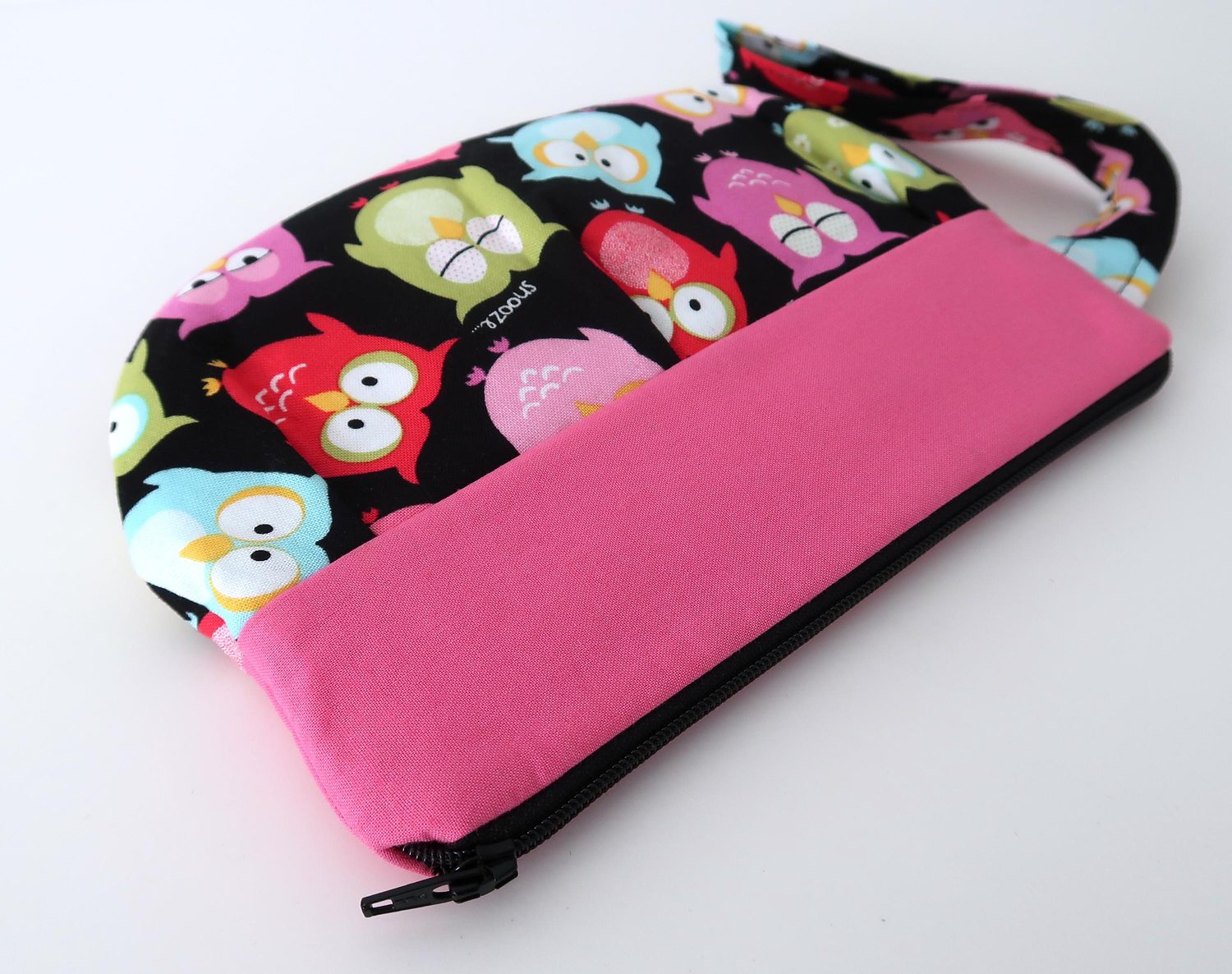 Pleated Wristlet – Sleepy Owls, photo 7 of 7